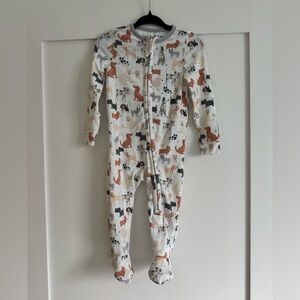 Copper Pearl Baby Footie Pajamas 6-12m